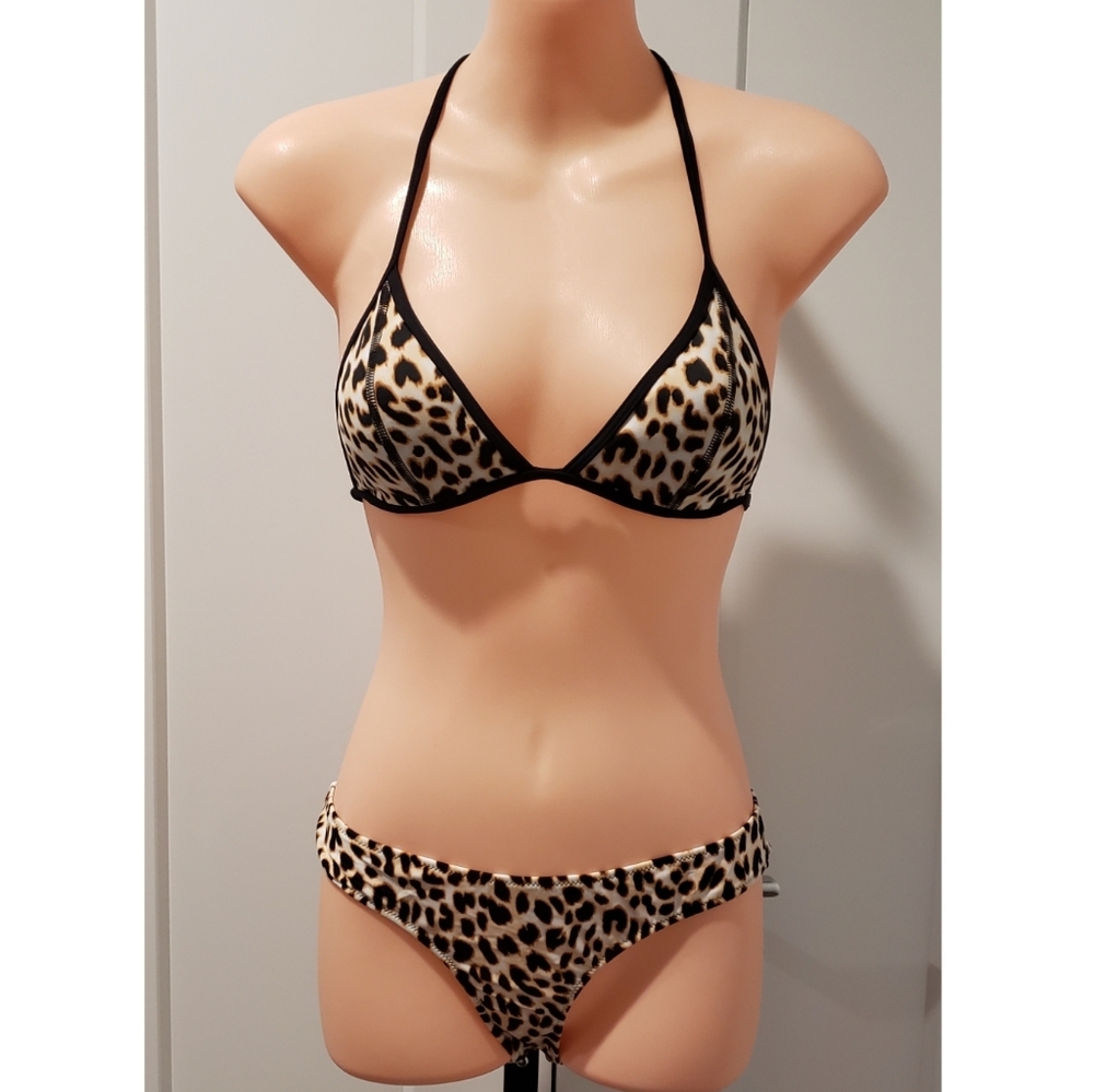 Victoria's Secret PINK Leopard Print Bikini Set